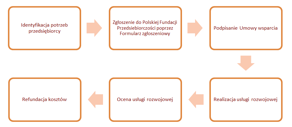 schemat uzyskania dofinansowania